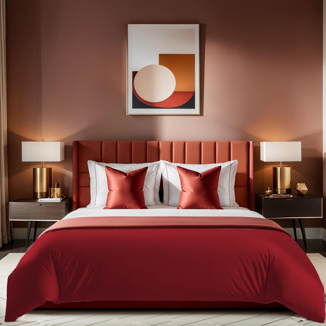 Husa de pilota Ranforce Single XXL (DE), L'essentiel Maison, Tonne Rosse, Rosu - imagine 7